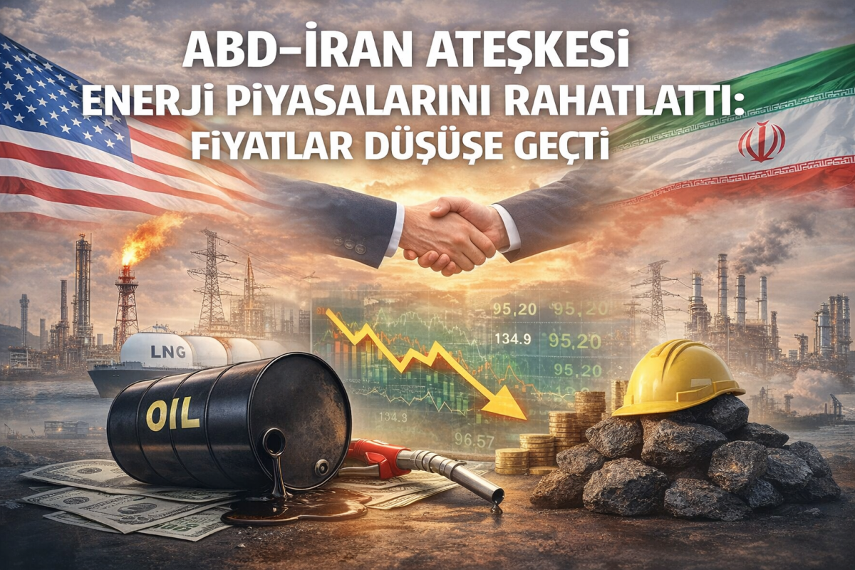 ABD-İran Ateşkesi Enerji Piyasalarını Rahatlattı: Fiyatlar Düşüşe Geçti
