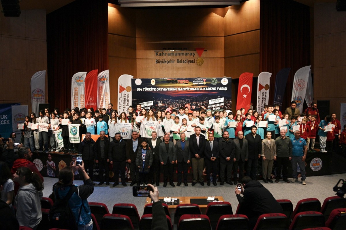 Kahramanmaraş’ta U14 Türkiye Oryantiring Şampiyonası Tamamlandı